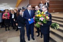 Pożegnanie p. Kanclerz Justyny Morzy  [fot. Andrzej Romański]